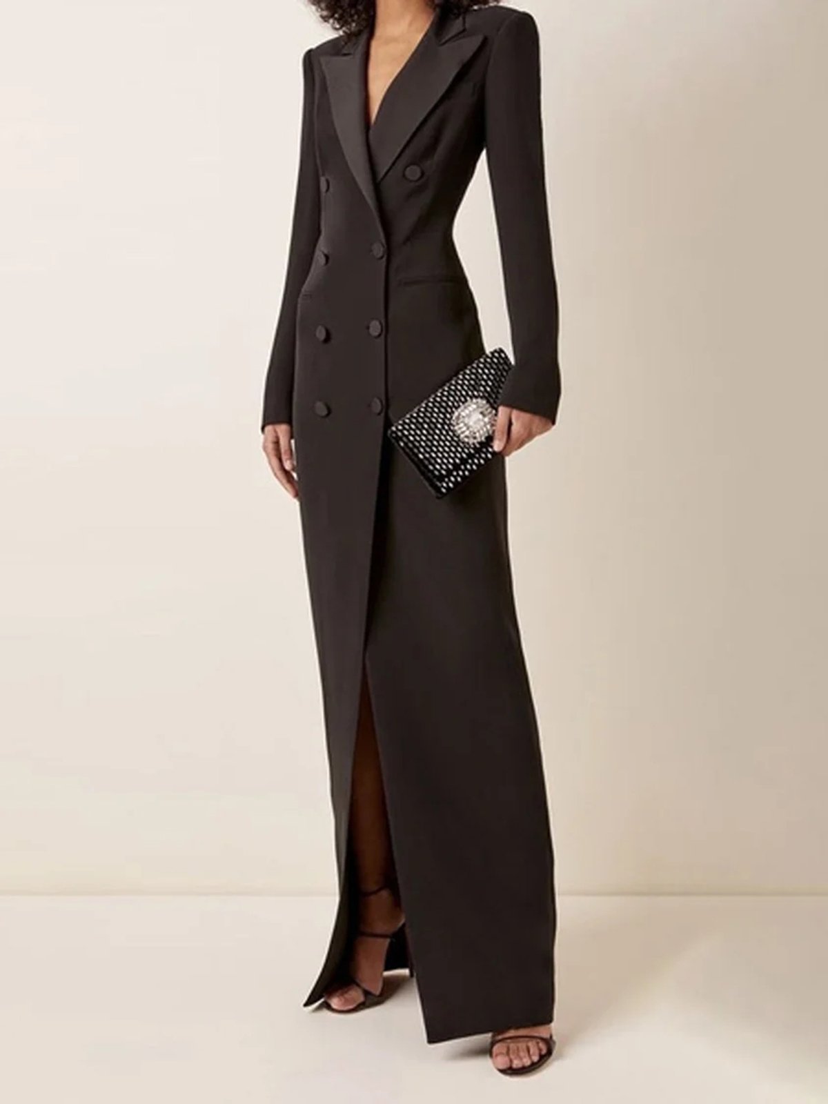 Layla - Stijlvolle Lange Blazer Jurk voor Dames
