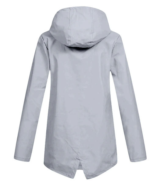 Chiara - Elegante Lange Regenjas met Capuchon