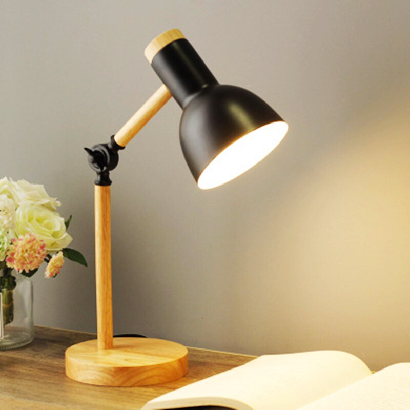 Scandura – Energiezuinige Nordic LED Houten Bureaulamp