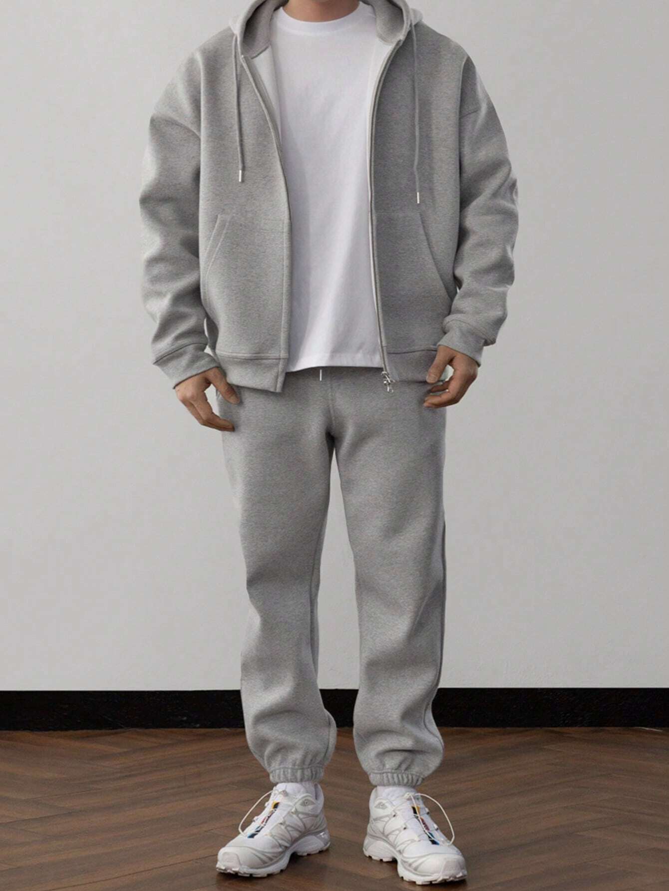 Sawyer - Set van effen hoodie en broek voor heren