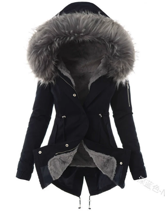 Emma - Warme Winterjas met Capuchon voor Dames