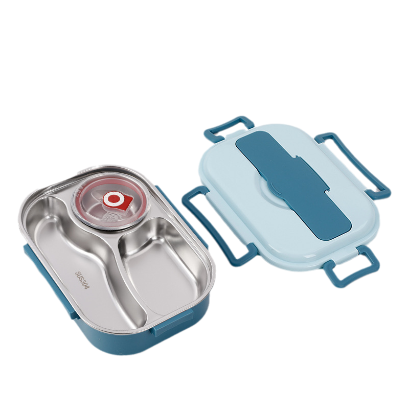 Geïsoleerde roestvrijstalen lunchbox – Lekvrije ThermoBox met kliksluiting