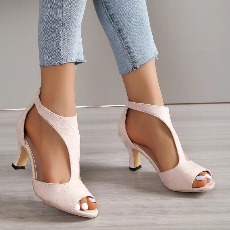 Cecily - sandalen met eenvoudige kleuren