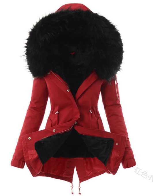 Emma - Warme Winterjas met Capuchon voor Dames
