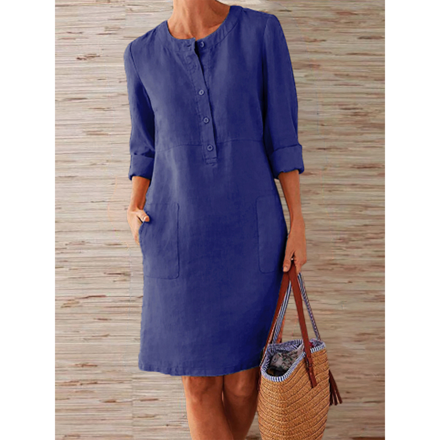 Elise Katoenen Jurk - Comfort & Casual Elegantie