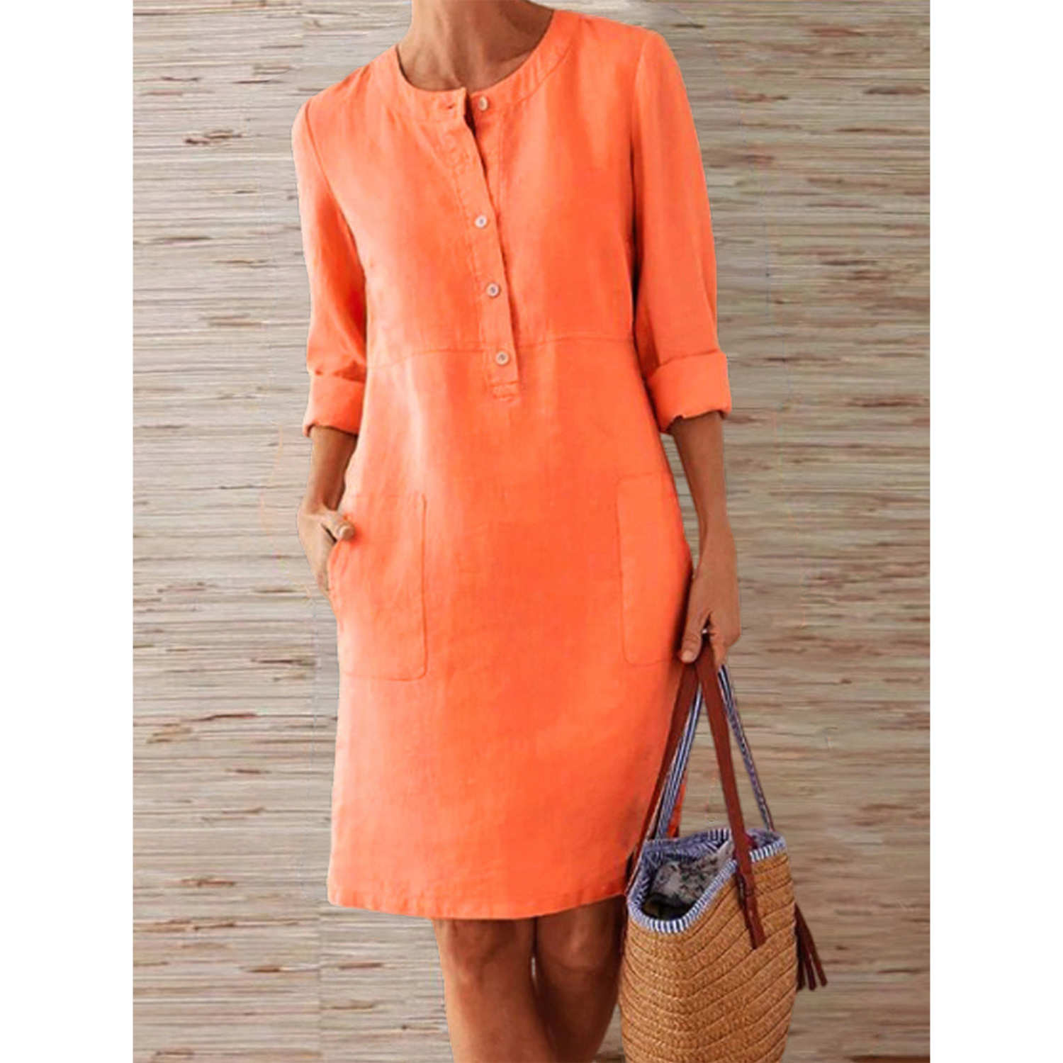 Elise Katoenen Jurk - Comfort & Casual Elegantie