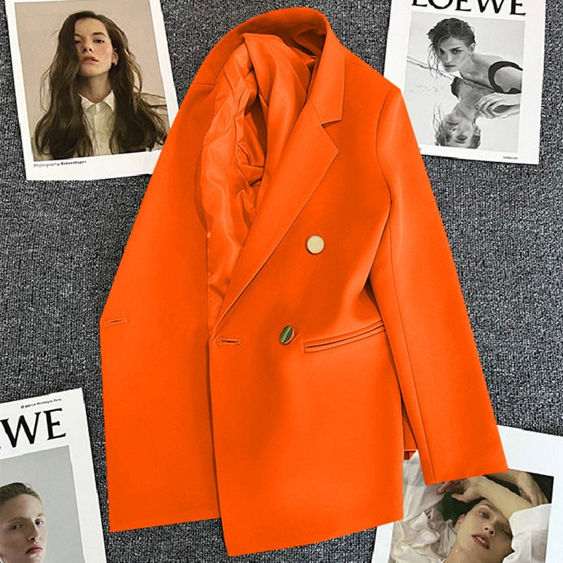 Lange elegante zakelijke trenchcoat – moderne eenknoopsjas voor op kantoor