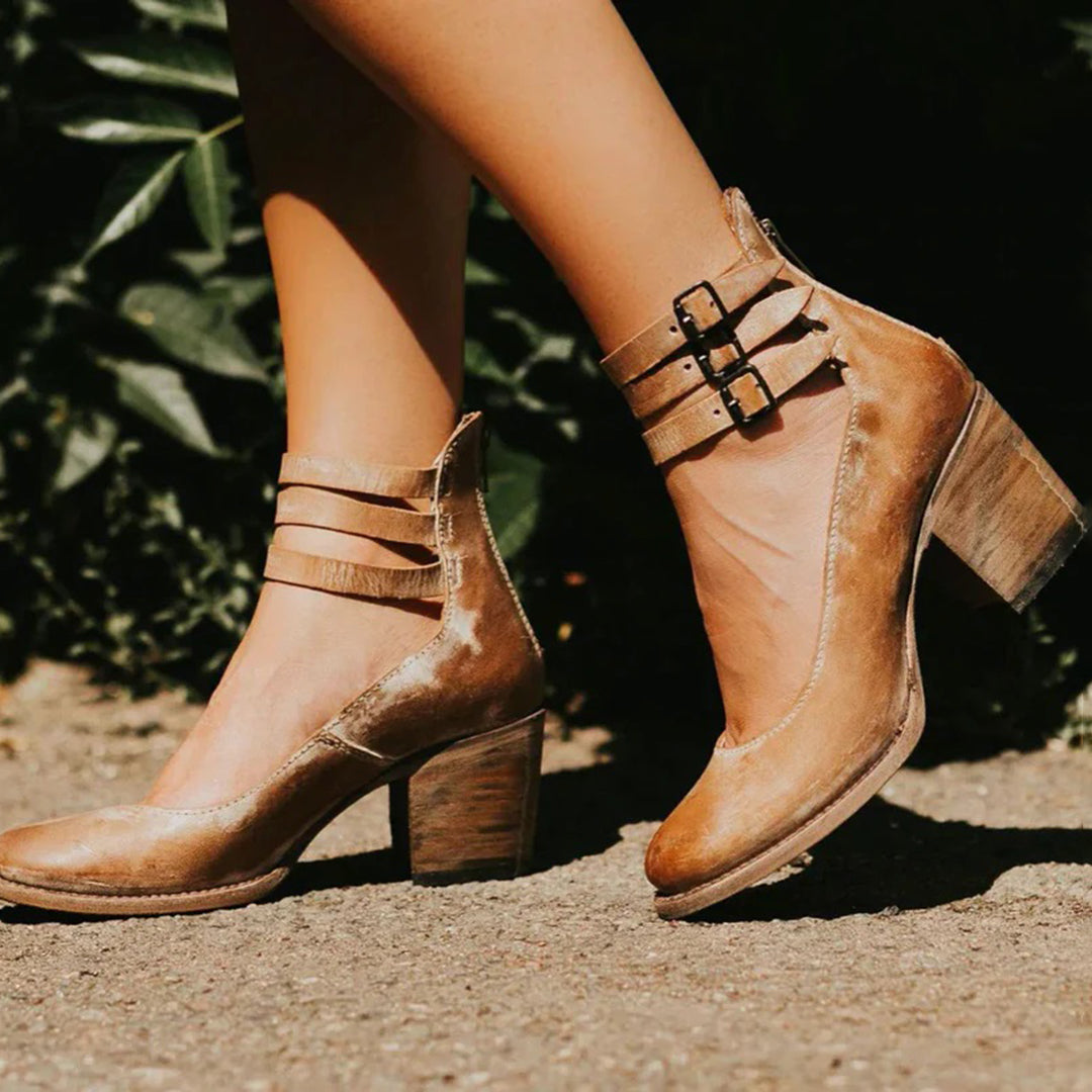 Audry - Stijlvolle Orthopedische Schoenen met Gesp voor Ultiem Comfort en Ondersteuning