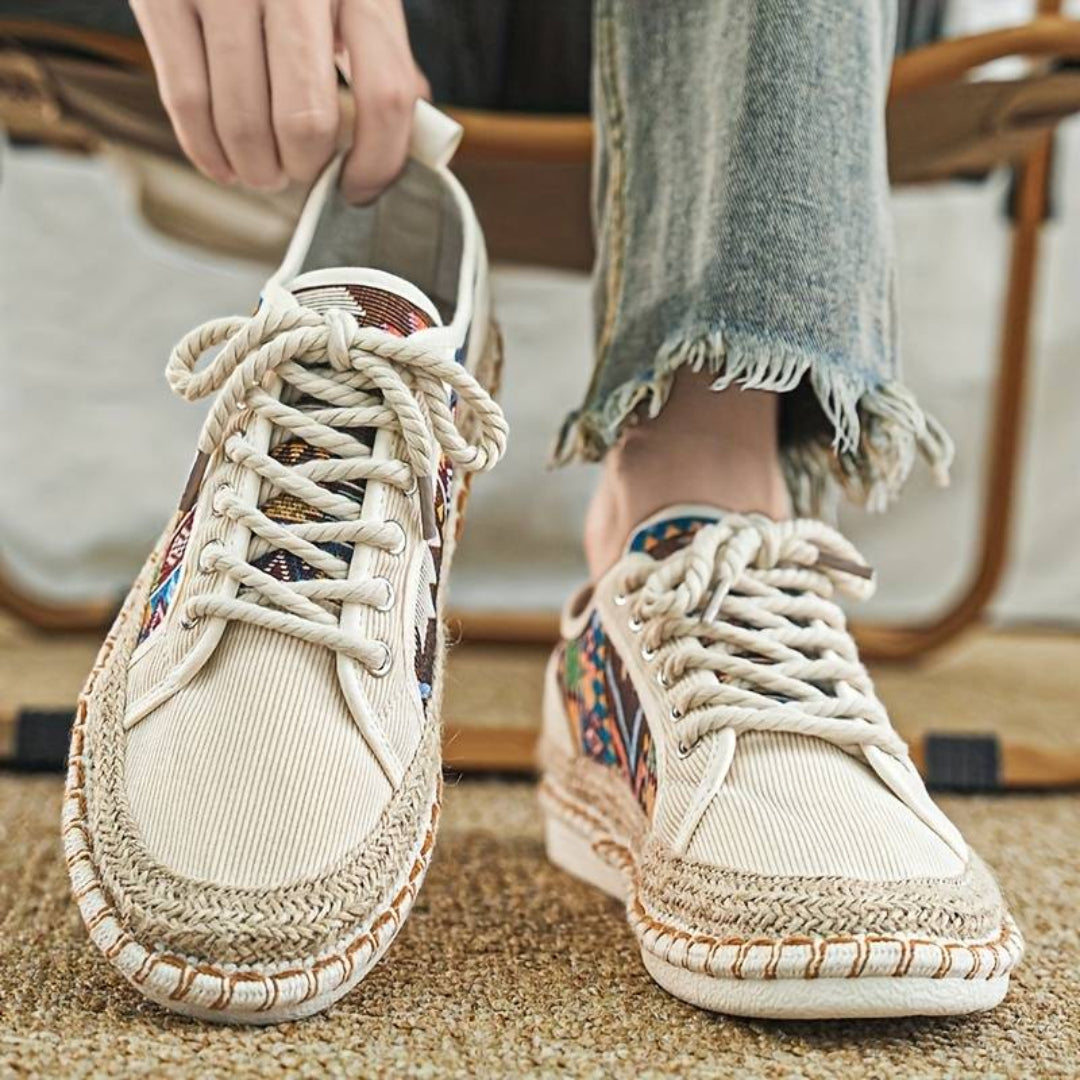 Comfortabele schoenen met stijlvolle, opvallende patronen voor dames