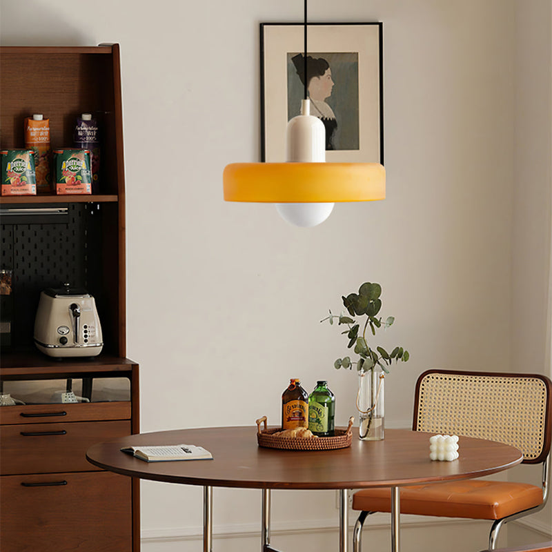 Hanglamp van gekleurd glas - moderne hanglamp