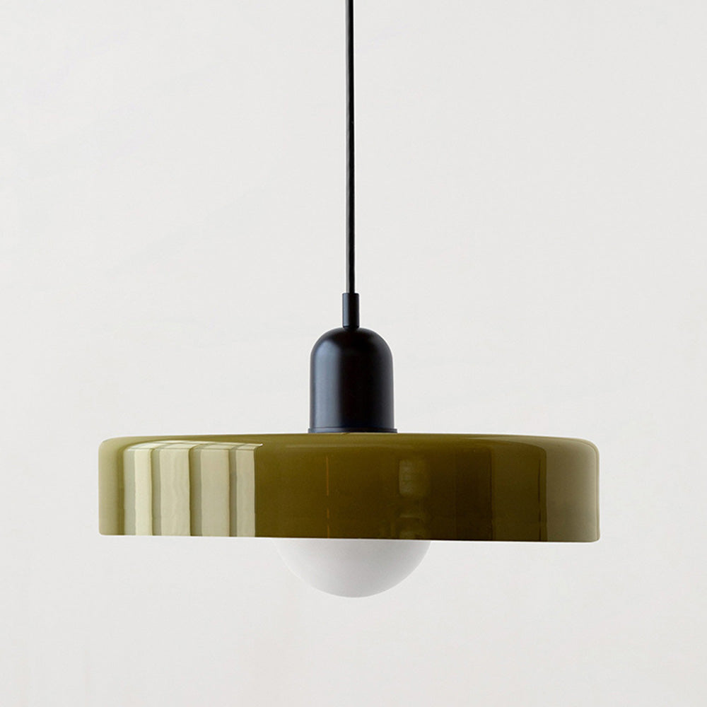 Hanglamp van gekleurd glas - moderne hanglamp