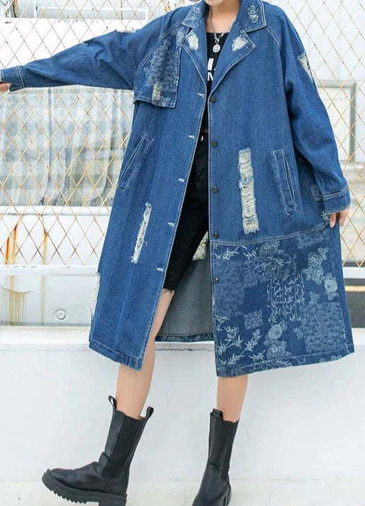 Jas_Denim_Dames_Lang_Victoria_Mae_Nederland_Belgie