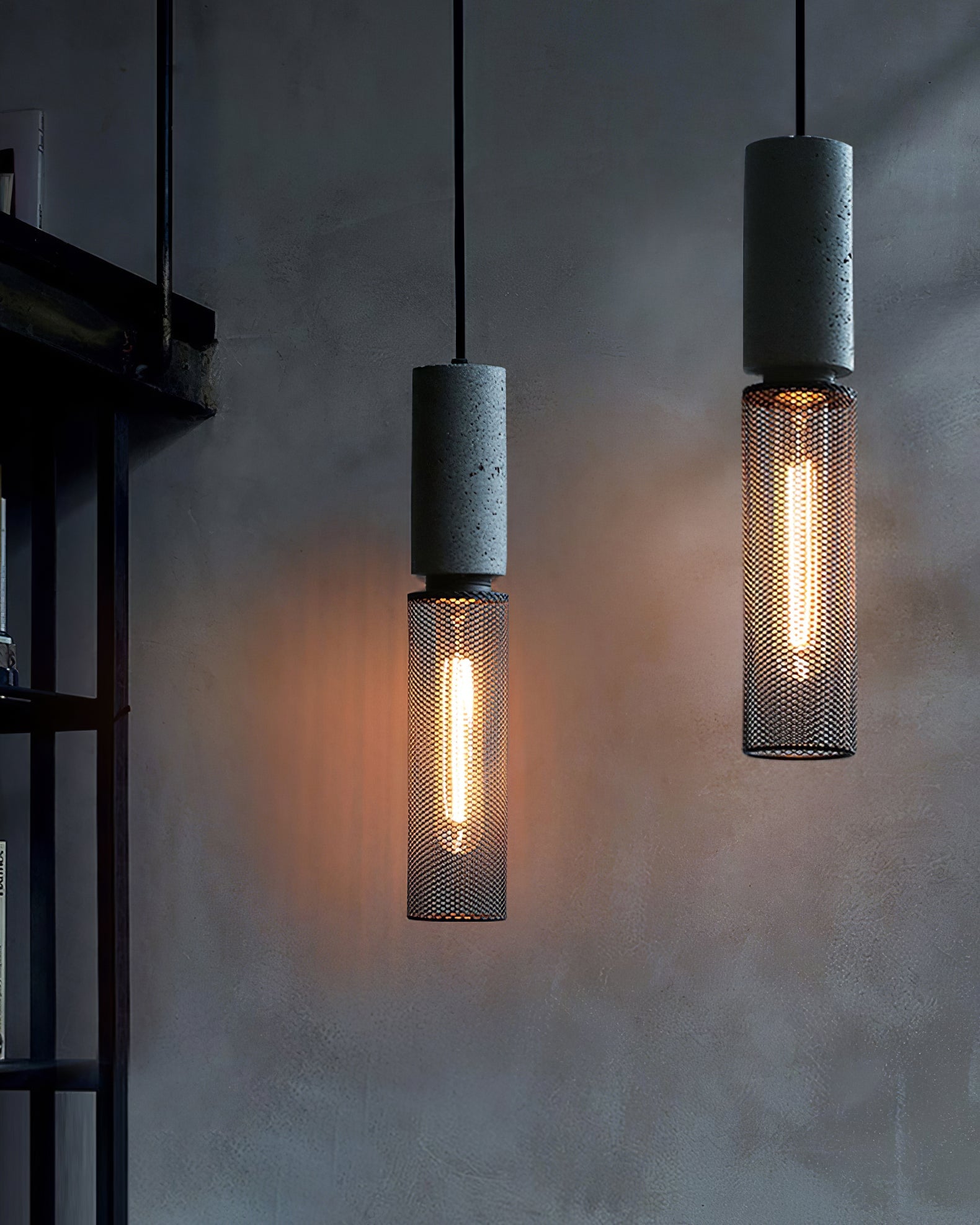 Betonindustrie | Cilindervormige hanglamp 5