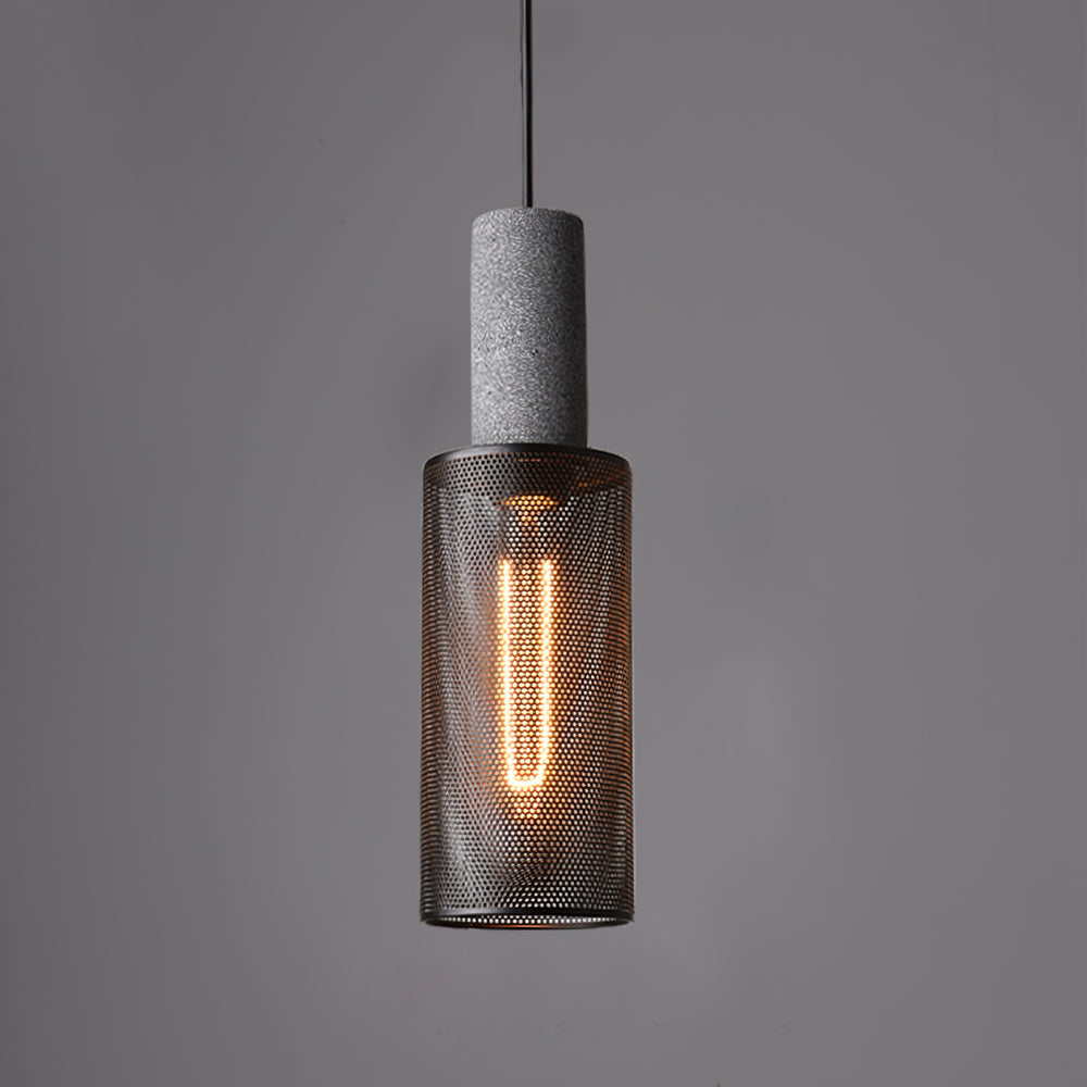 Betonindustrie | Cilindervormige hanglamp 7