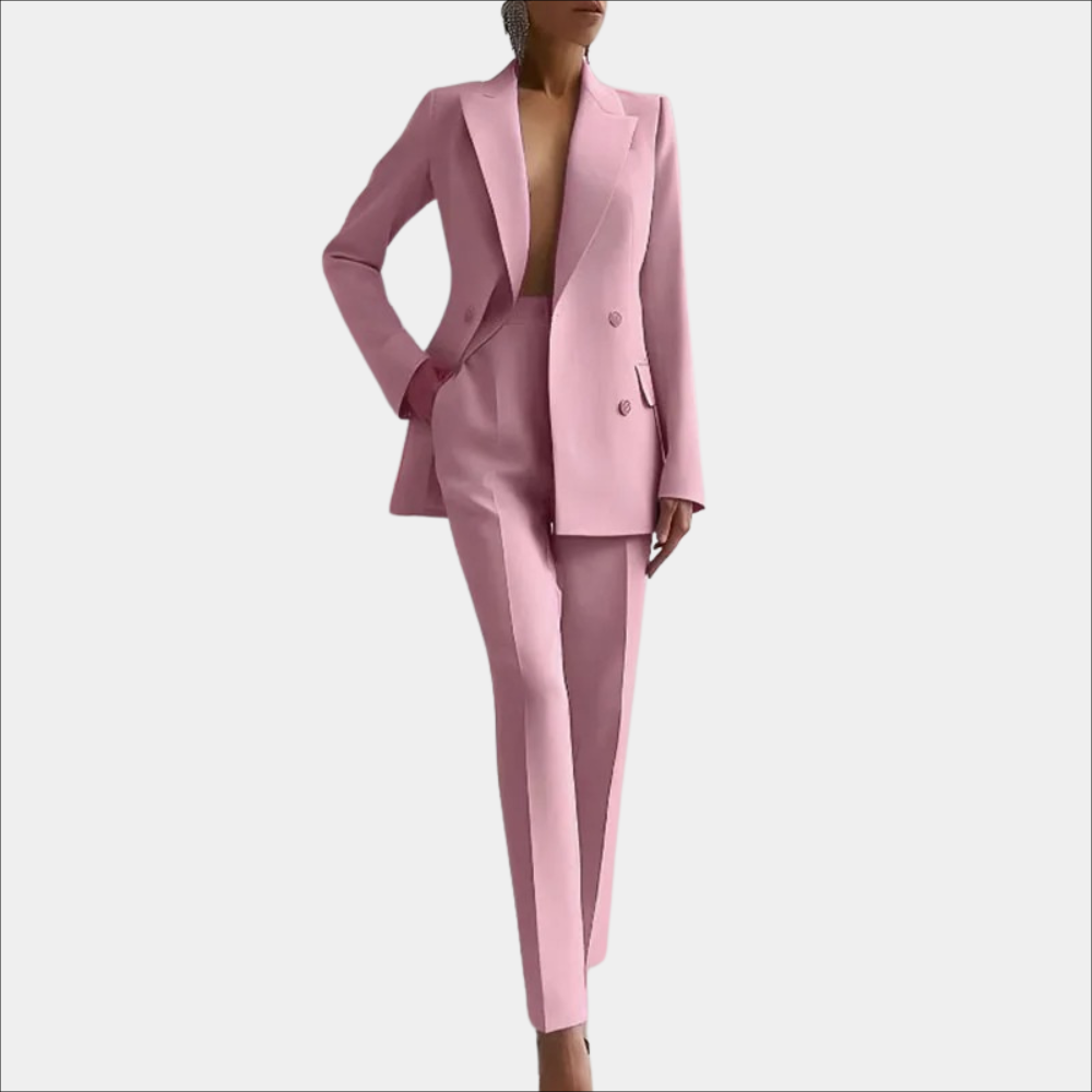 Zachte tweedelige loungewearset – comfortabele, stijlvolle damescombinatie
