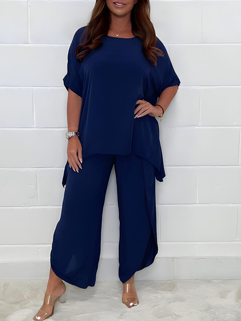 Paulina - Comfortabele Casual Tweedelige Set voor Dames - Perfect voor Grote Maten
