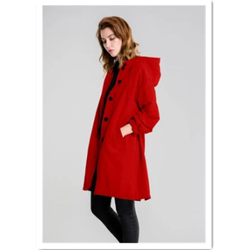 Marcella - Dames Regenjas Met Capuchon