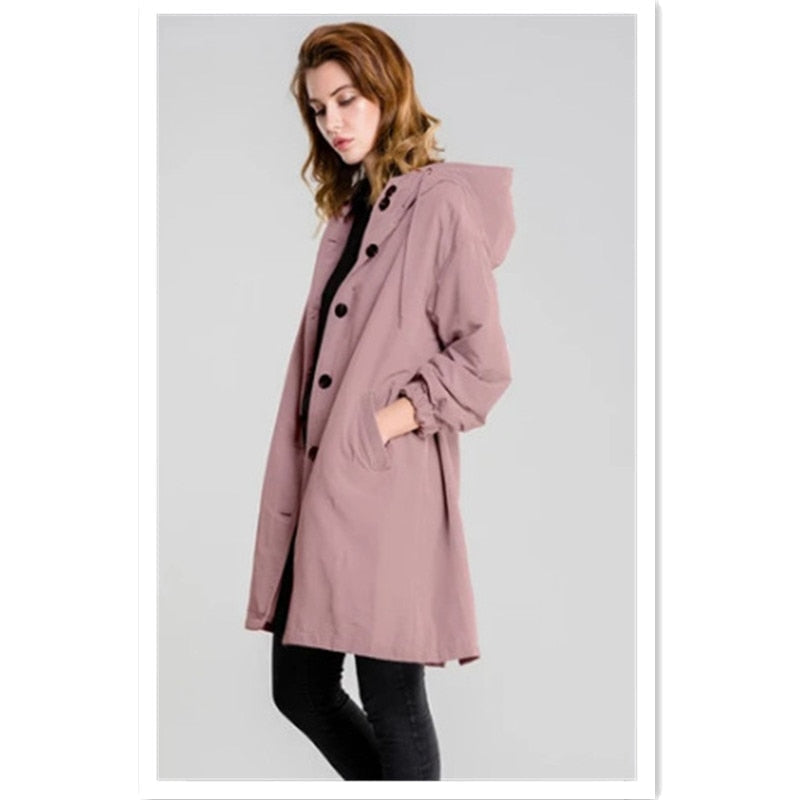 Marcella - Dames Regenjas Met Capuchon