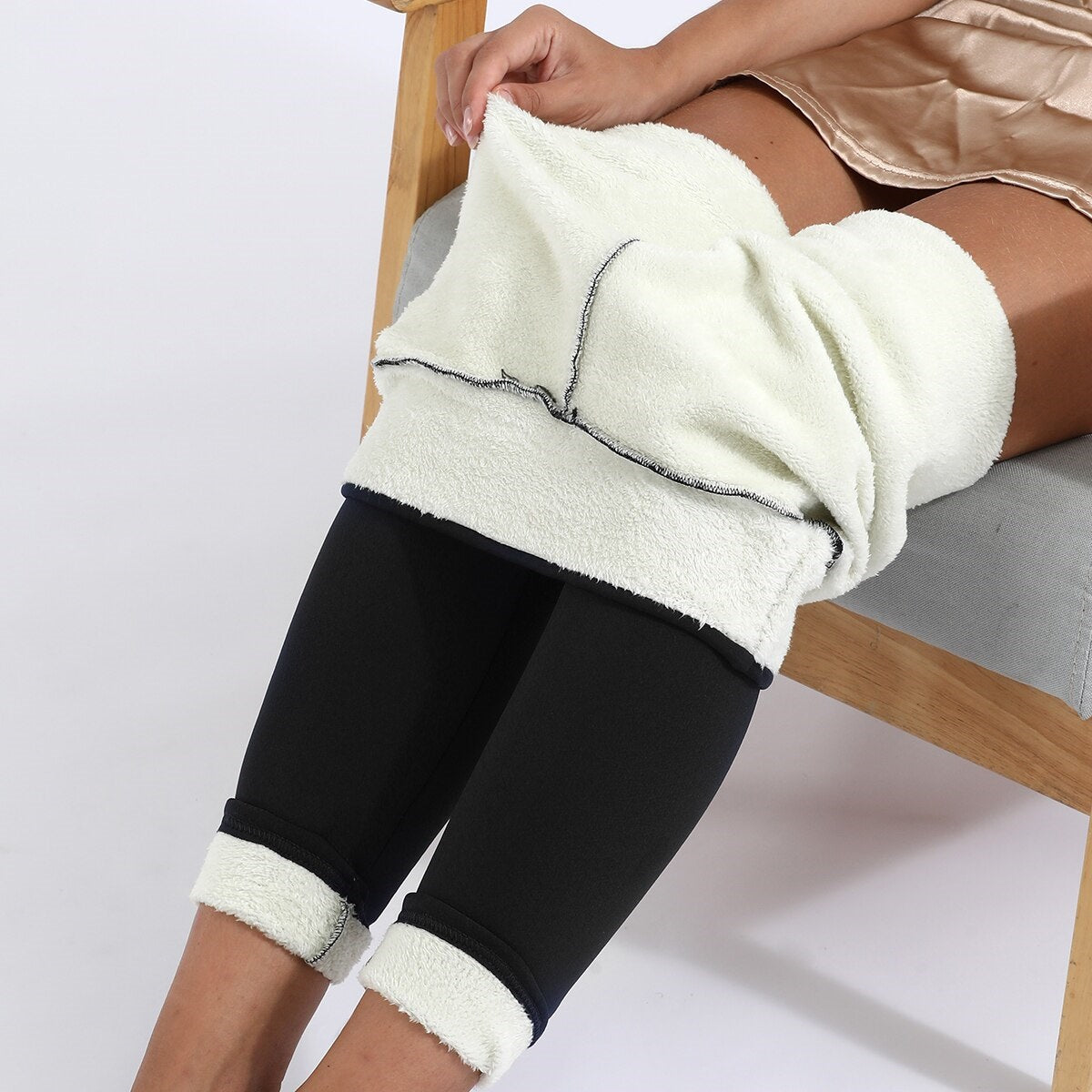 Freiluftkind | Gevoerde thermo legging met hoge taille 1
