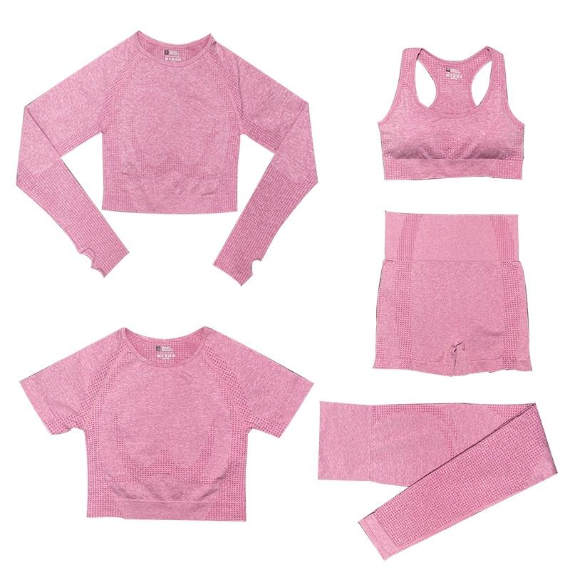 Lina - Complete 5-Delige Stretch Sportkleding Set voor Dames
