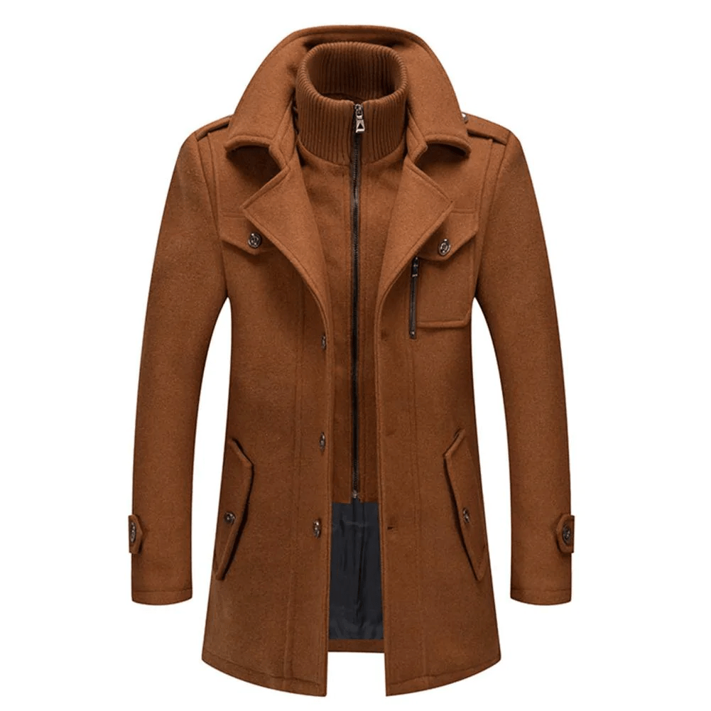 John – Stijlvolle Retro Winterjas met Tijdloos Design