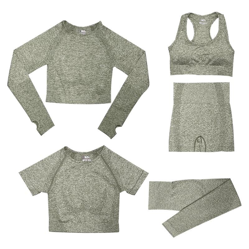 Lina - Complete 5-Delige Stretch Sportkleding Set voor Dames