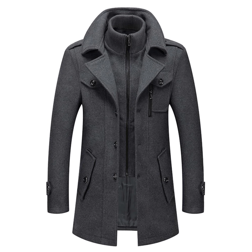 John – Stijlvolle Retro Winterjas met Tijdloos Design