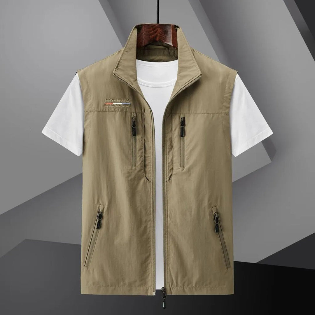 Herbert | Mouwloos vest met ritssluiting 4