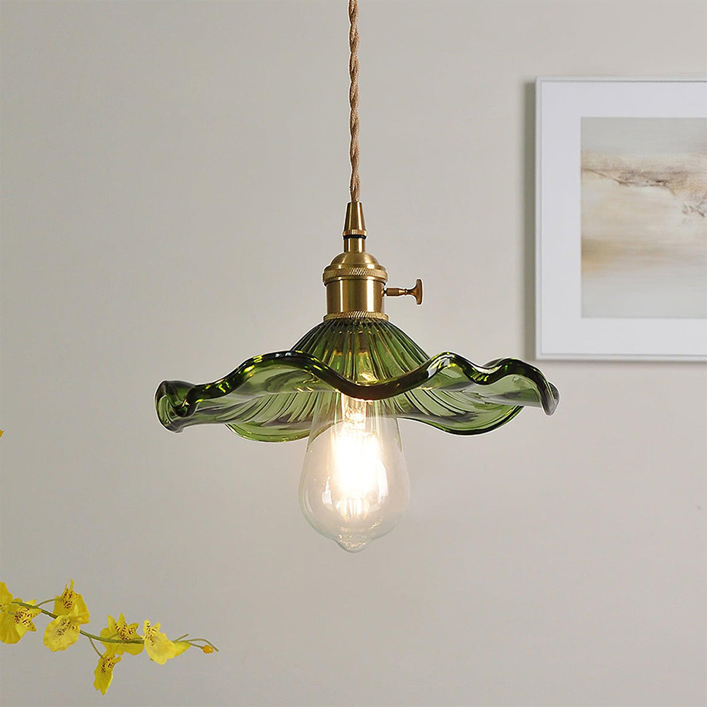 Hibiscus | Elegante glazen LED hanglamp 0