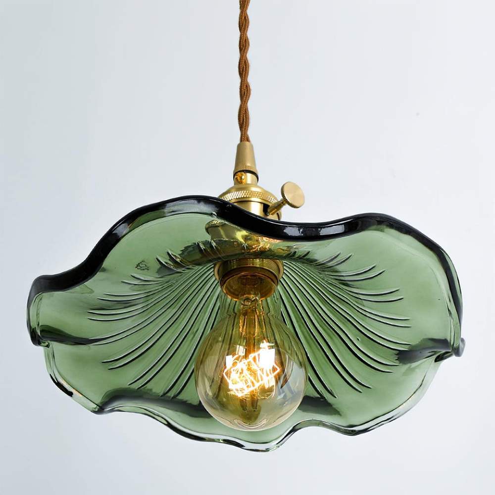 Hibiscus | Elegante glazen LED hanglamp 5