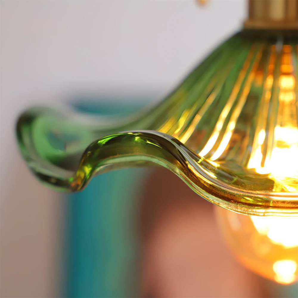 Hibiscus | Elegante glazen LED hanglamp 6
