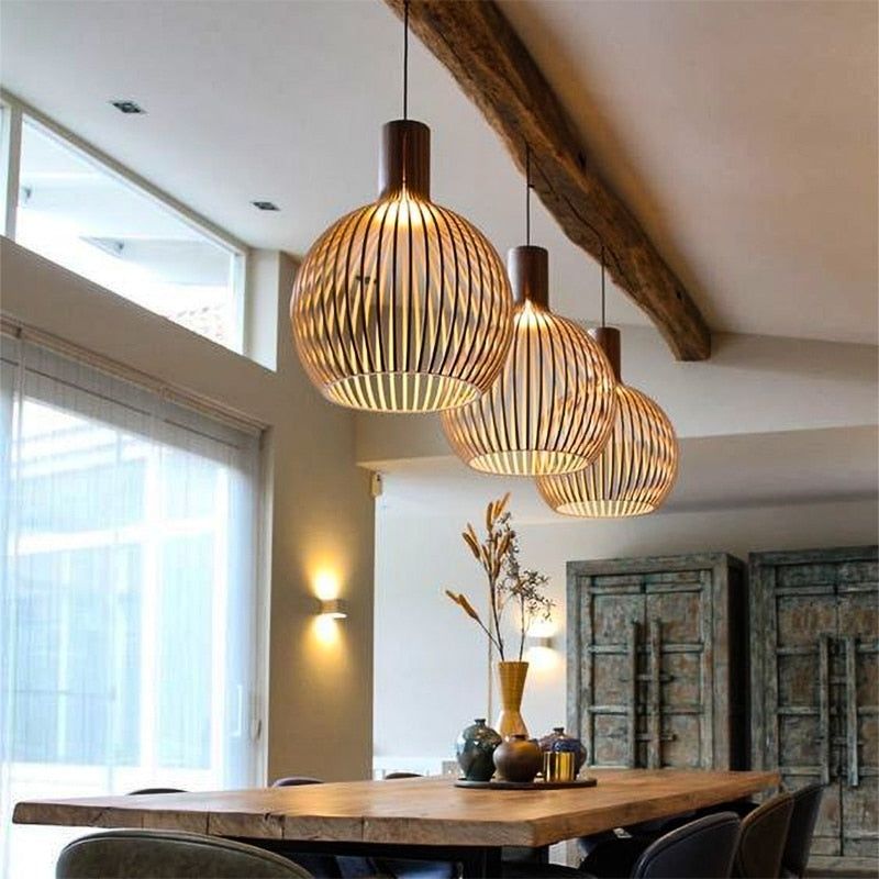 Houten lamp | Uniek ontwerp en aanpasbare hoogte 1