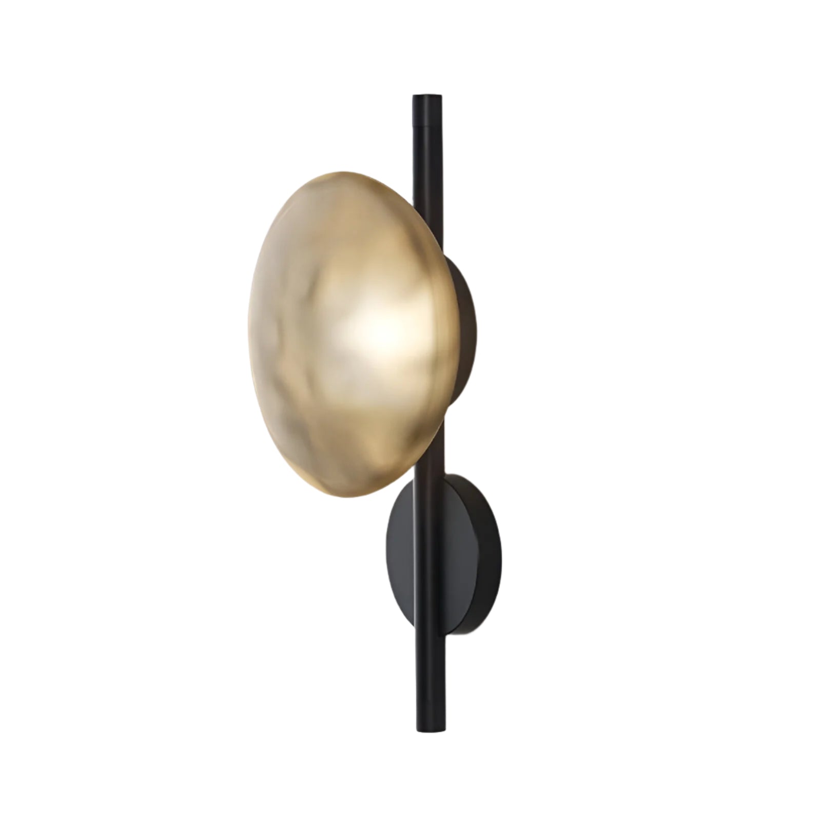 Hugbel | Mondgeblazen glas wandlamp met aluminium frame 11
