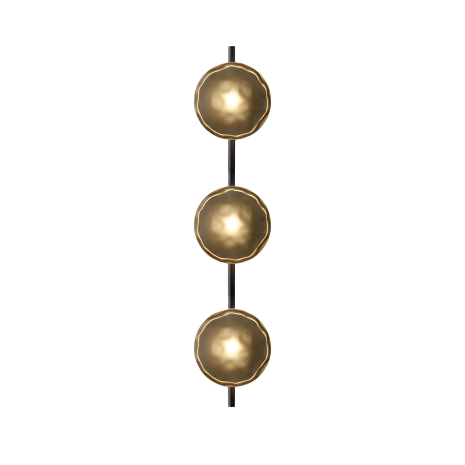 Hugbel | Mondgeblazen glas wandlamp met aluminium frame 13