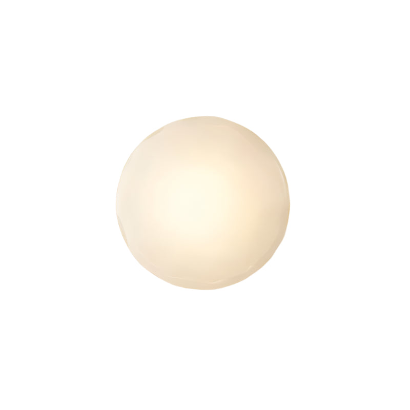 Hugbel | Mondgeblazen glas wandlamp met aluminium frame 15