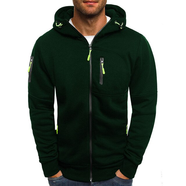 Roland - Sportieve Hoodie Trui met Rits voor Heren