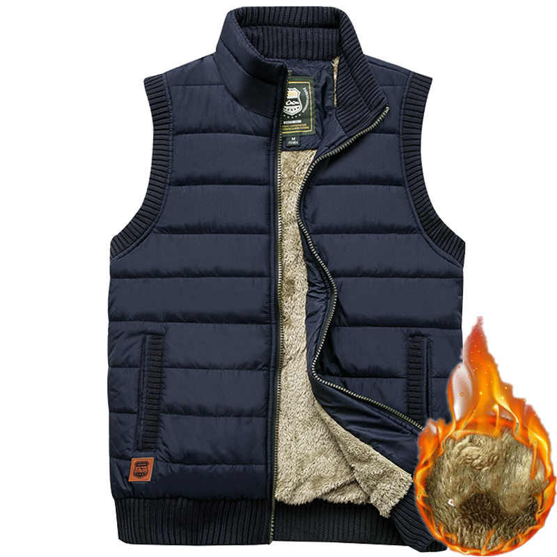 Levi | Mouwloos fleece vest met stand-up kraag 2