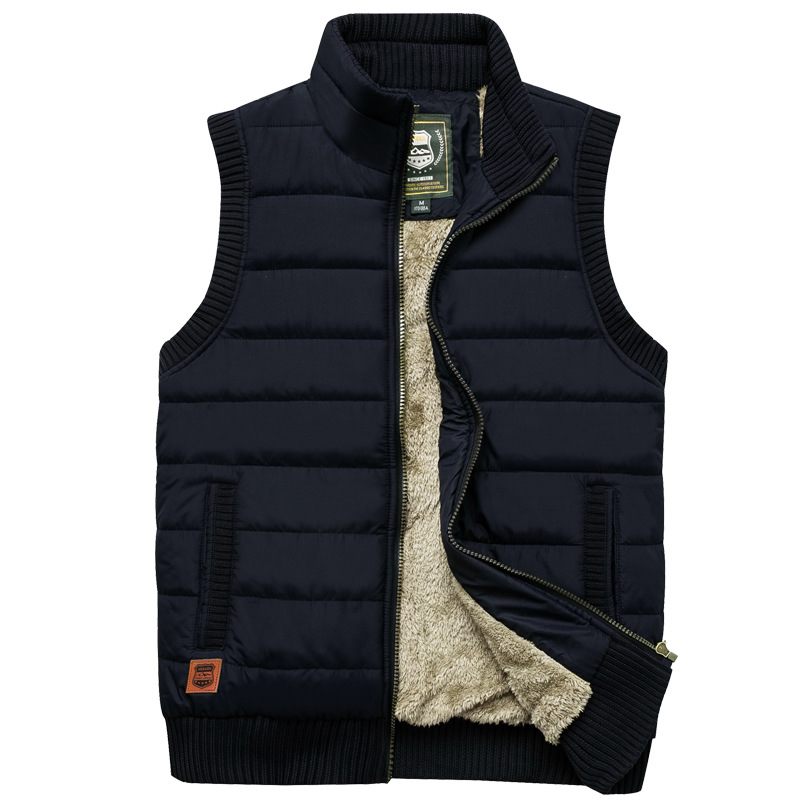 Levi | Mouwloos fleece vest met stand-up kraag 3