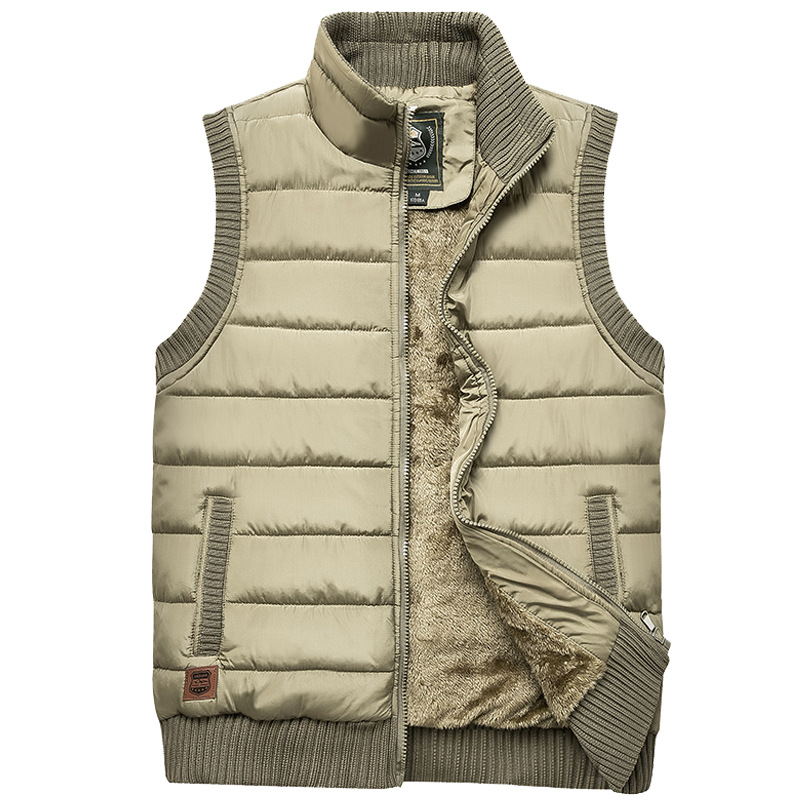 Levi | Mouwloos fleece vest met stand-up kraag 4