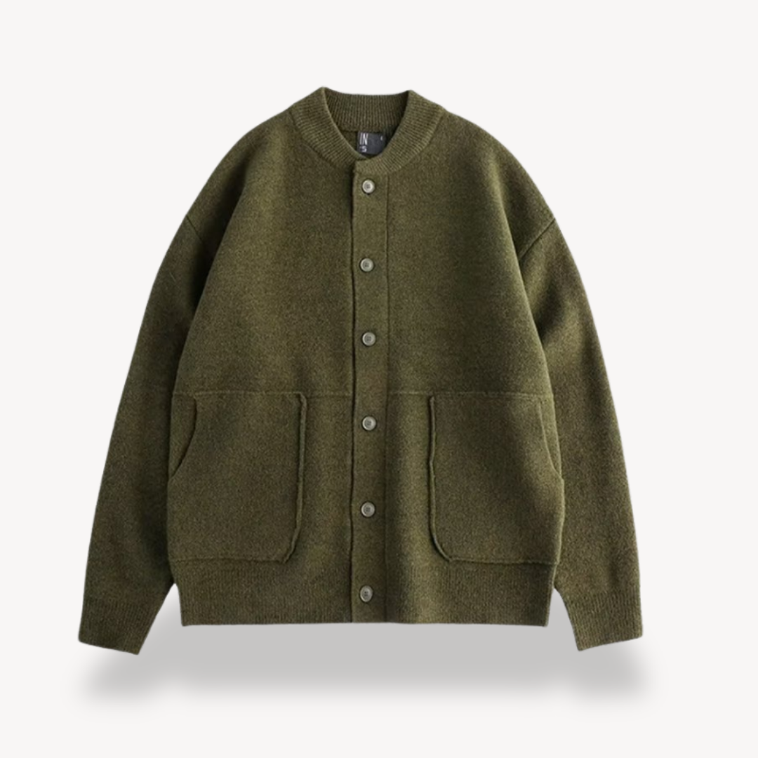 Loravelle | Wollen button-up vest 1