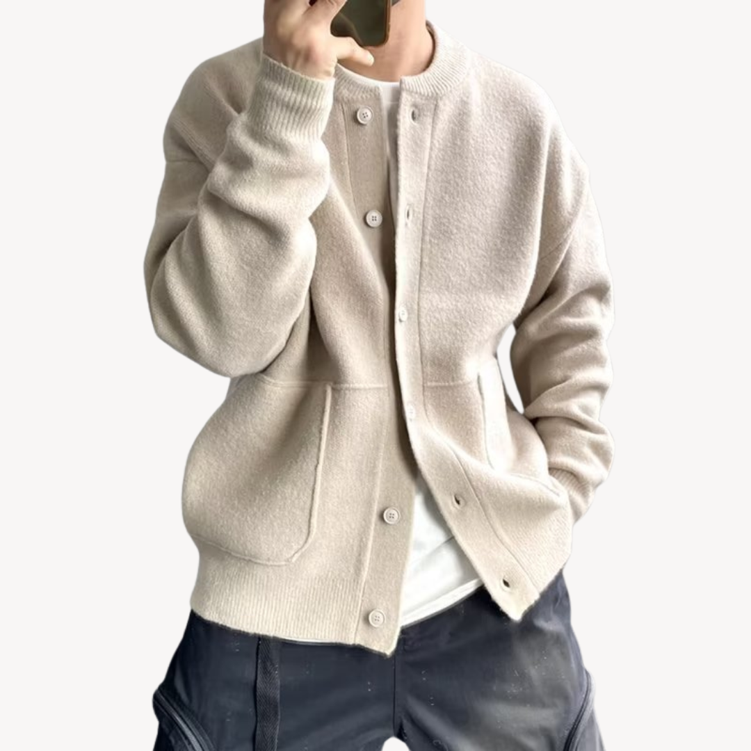 Loravelle | Wollen button-up vest 3