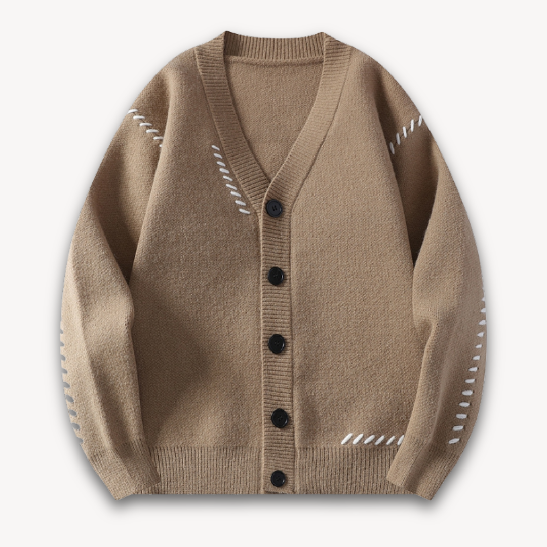 Loravelle | Zachte wolmix cardigan met knoopfront 1