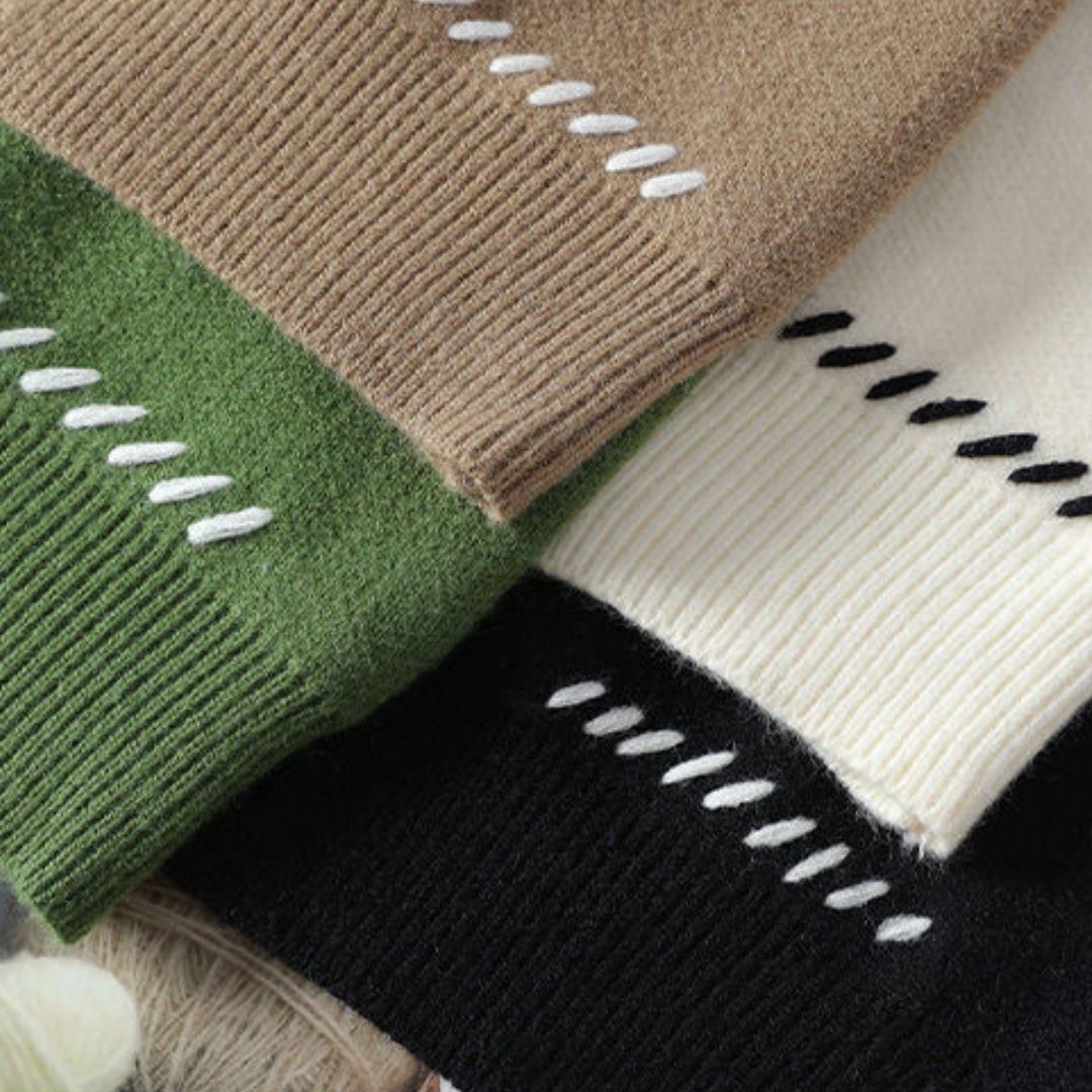 Loravelle | Zachte wolmix gebreid vest met knoopsluiting 7