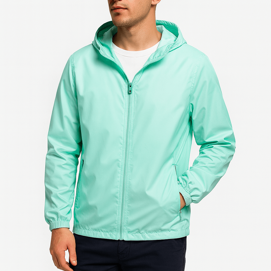 LuxeoutFit | Lichtgewicht windbreker met capuchon 5