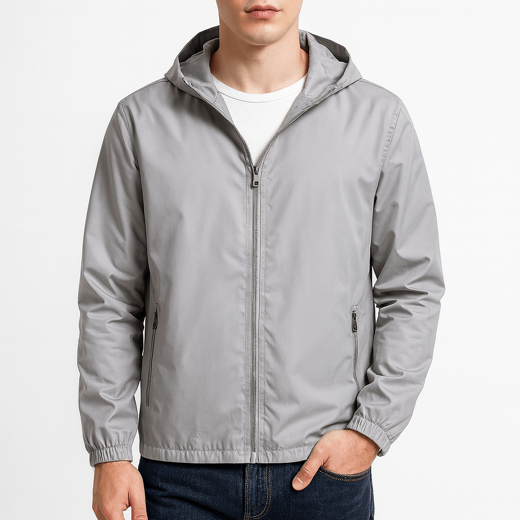 LuxeoutFit | Lichtgewicht windbreker met capuchon 6