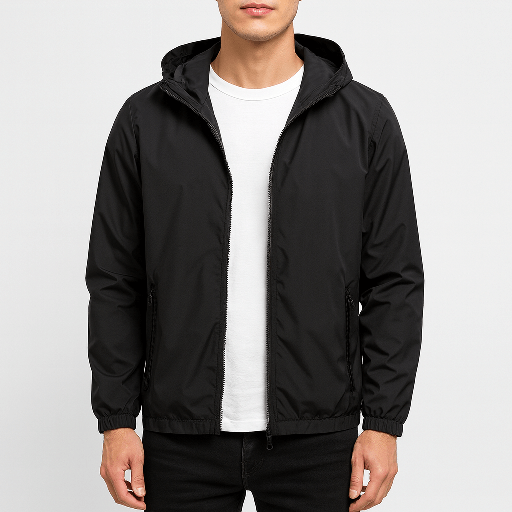 LuxeoutFit | Lichtgewicht windbreker met capuchon 7