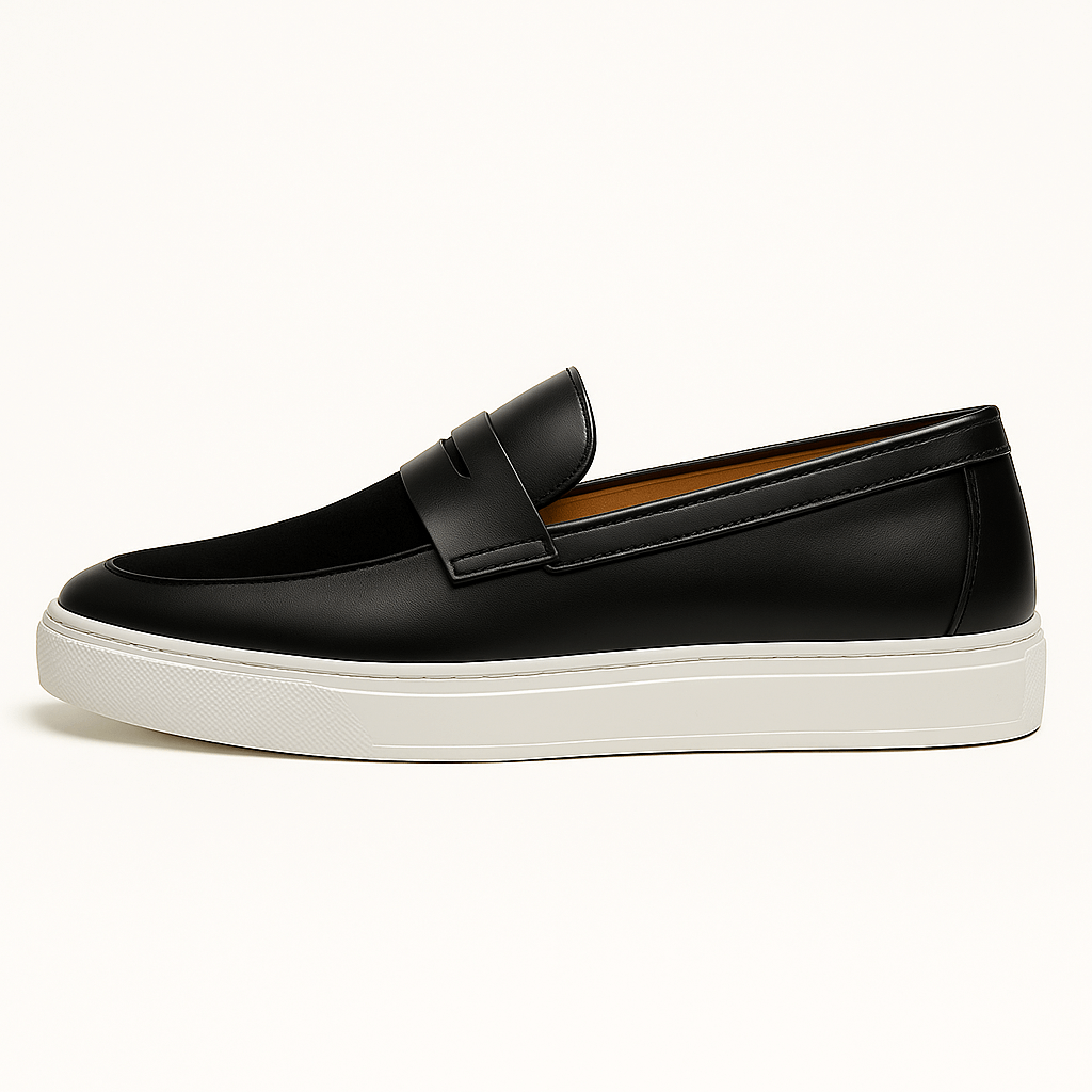 LuxeoutFit | Suede en leren loafers 1