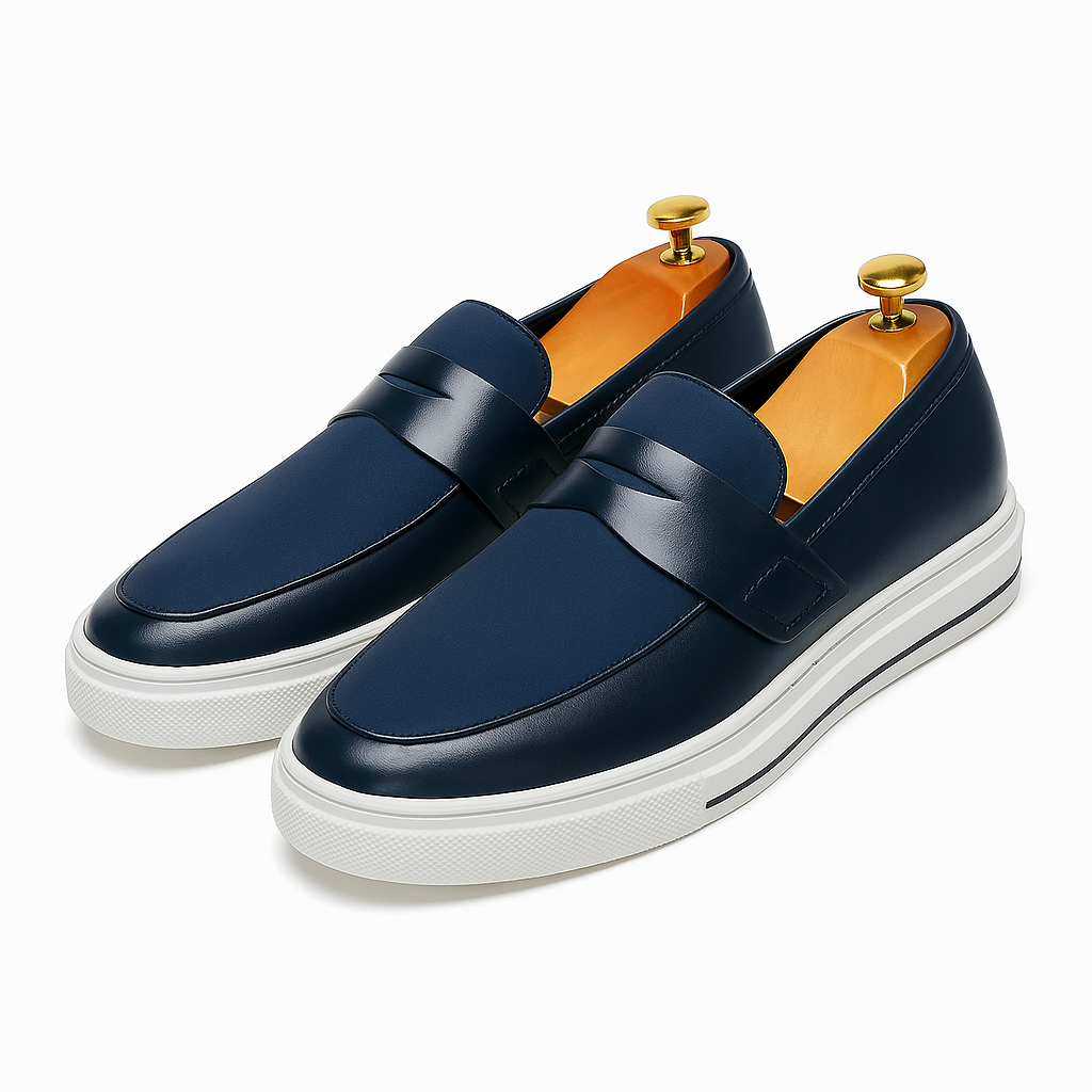 LuxeoutFit | Suede en leren loafers 3
