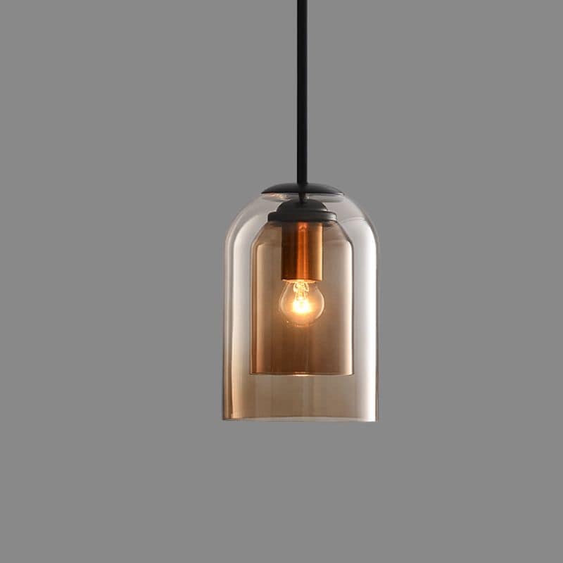 MICA | Mid-eeuwse hanglamp met dubbel glas 9
