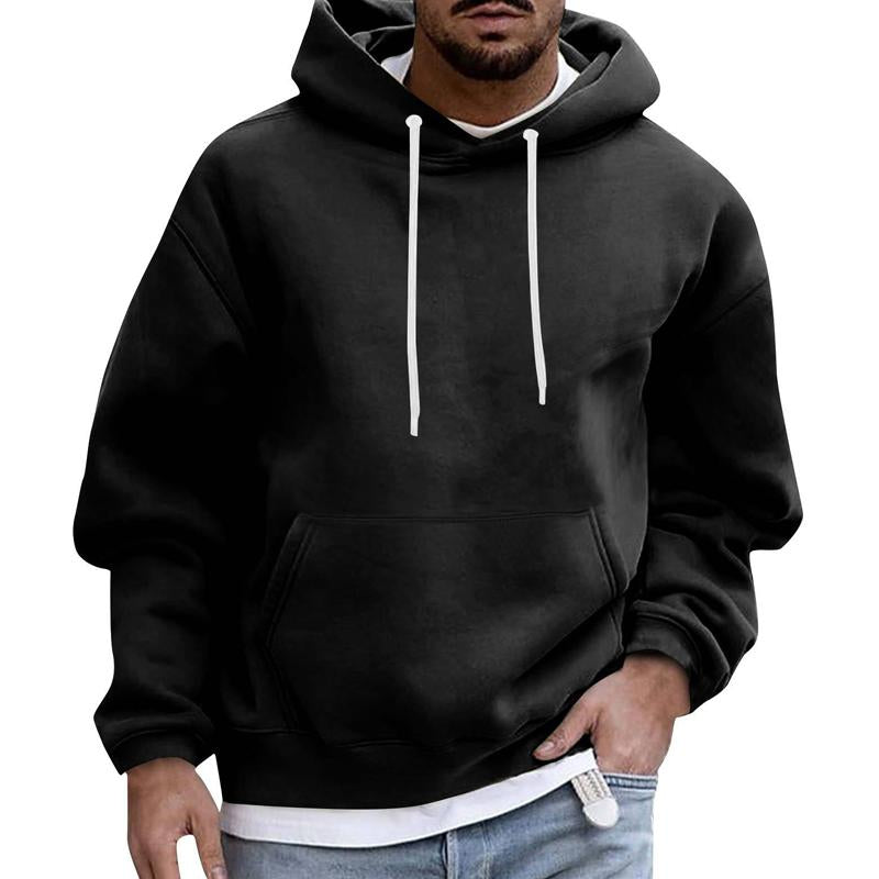 Mensterkleur | Zachte fleece hoodie met voorzakken 2
